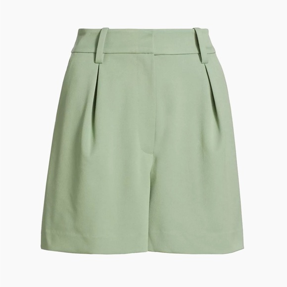 Favorite Daughter The Favorite High-Rise Wide-Leg Shorts - Size 14 - Basil - NWT - Picture 14 of 16